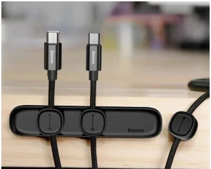 Baseus ACWDJ-01L Peas Organizér Kabelů Black - obrázek 5