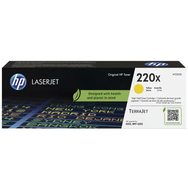 Toner HP W2202X žlutý 5500 stran LaserJet 220X