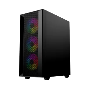 Gembird Fornax 4000 ARGB/Midi Tower/Transpar./Černá - obrázek 5