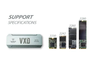 Patriot VXD externí box USB 3.2  M.2 NVMe SSD RGB - obrázek 3