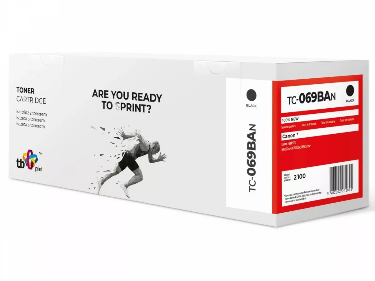 Toner Canon CRG-069 černý 2100 stran MF752 (TB)