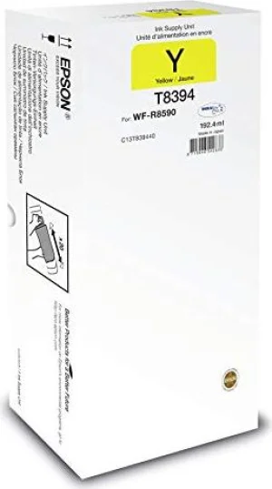 Inkoustová náplň Epson T8394 WorkForce Pro WF-R8590 žlutá XL