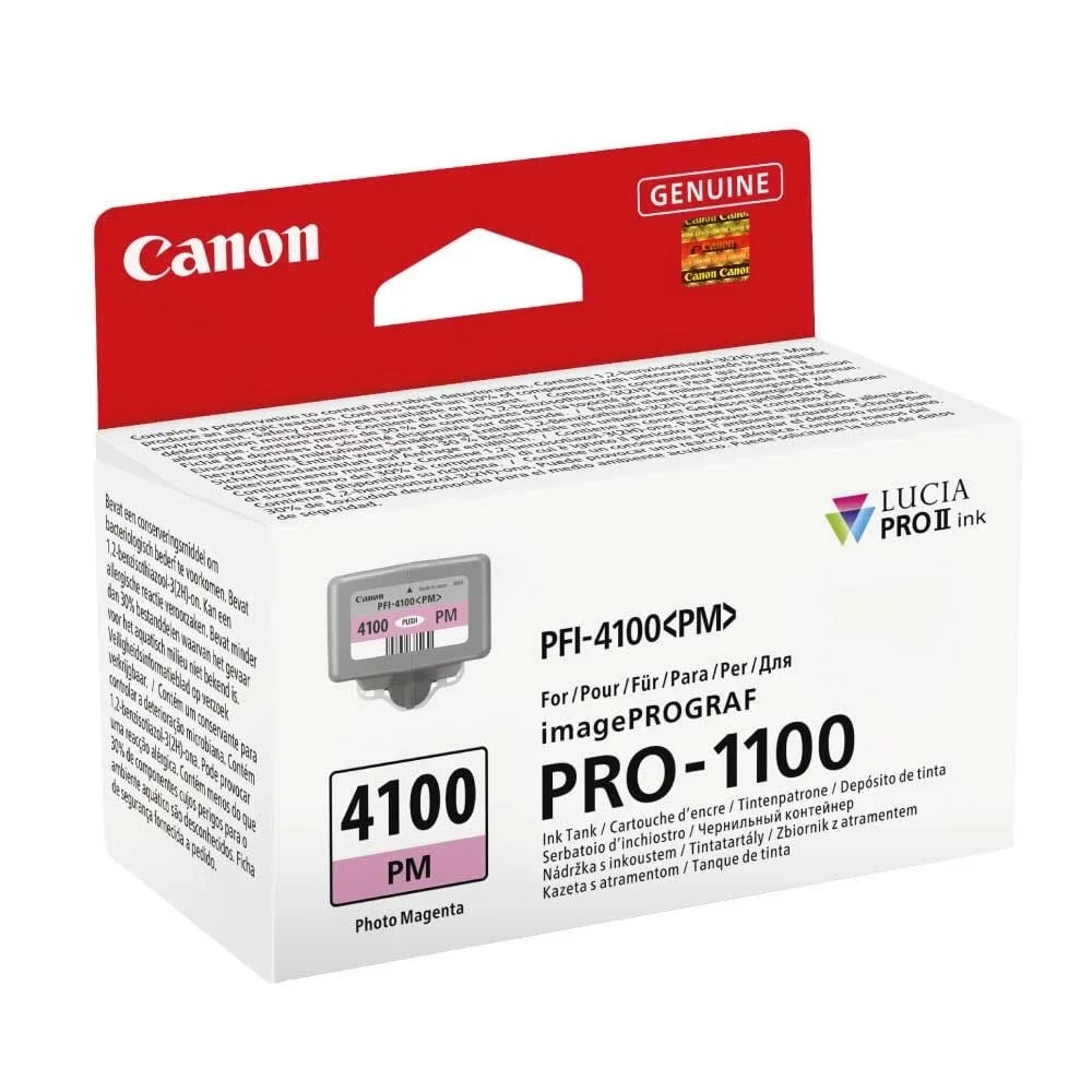 Inkoustová náplň Canon PFI-4100 světle purpurová 80 ml