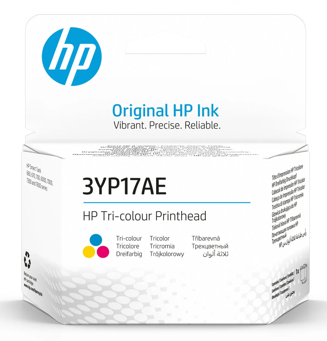 Inkoustová náplň HP 3YP17AE tříbarevná