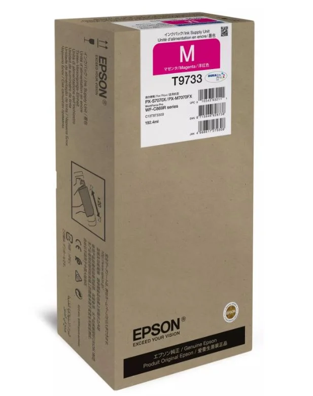 Inkoustová náplň Epson WF-C869R purpurová XL
