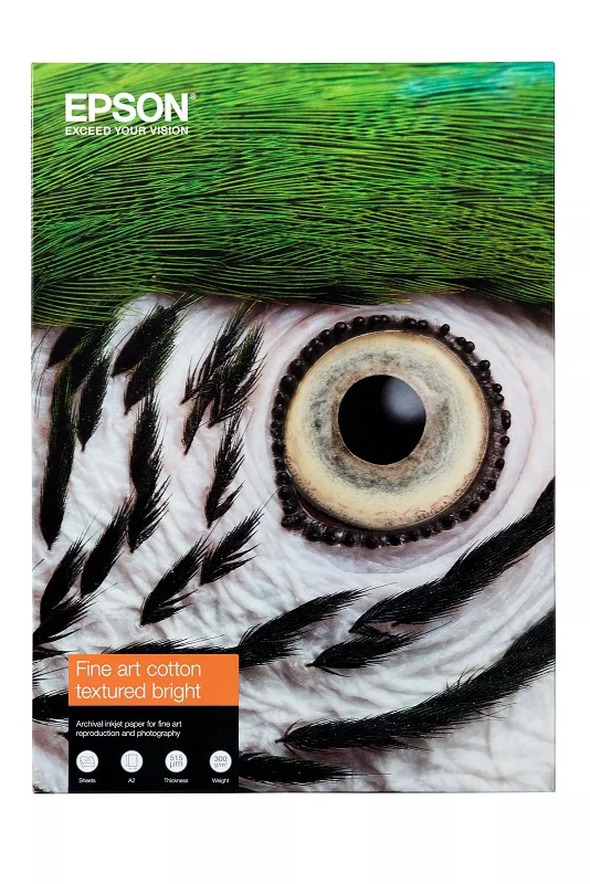 EPSON Fine Art Cotton Textured Bright A3+25 Sheets
