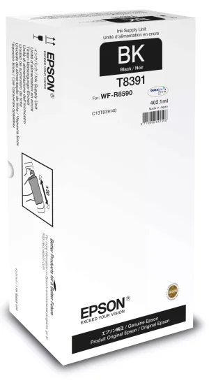 Inkoustová náplň Epson T8391 WorkForce Pro WF-R8590 černá 402,1 ml XL