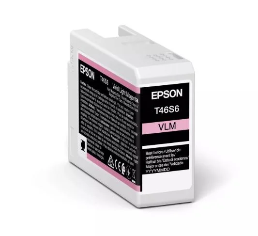 Inkoustová náplň Epson T46S6 světle purpurová 25 ml