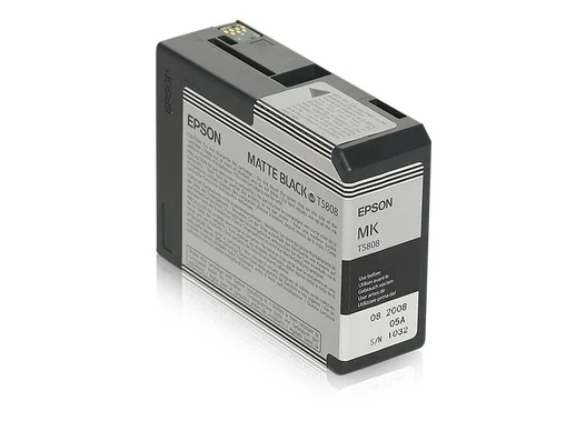 Inkoustová náplň Epson T580 matná černá 80 ml