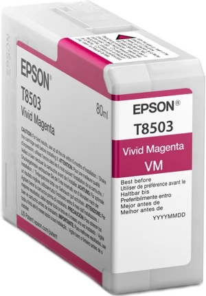 Inkoustová náplň Epson T85030N purpurová foto 80 ml