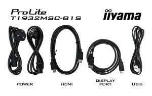 19" iiyama T1932MSC-B1S:IPS,SXGA,PCAP,HDMI,DP - obrázek 2
