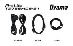 27" iiyama T2755MSC-B1:IPS,FHD,PCAP,Webcam - obrázek 8