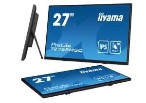27" iiyama T2755MSC-B1:IPS,FHD,PCAP,Webcam - obrázek 3