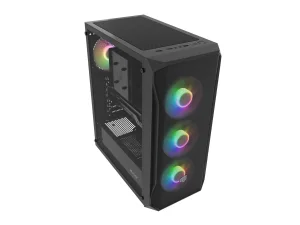 PC skříň Fury SHOBO/Midi Tower/Transpar./Černá - obrázek 11