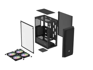 PC skříň Fury SHOBO/Midi Tower/Transpar./Černá - obrázek 15