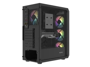 PC skříň Fury SHOBO/Midi Tower/Transpar./Černá - obrázek 4