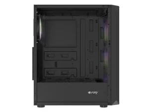 PC skříň Fury SHOBO/Midi Tower/Transpar./Černá - obrázek 9