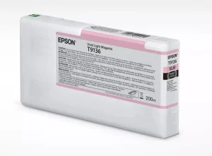 Epson T9136 Vivid L. Magenta InkCartridge (200ml)