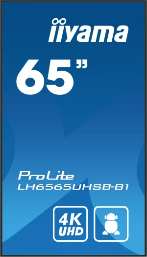 65" iiyama LH6565UHSB-B1:IPS,4K UHD,Android,24/7 - obrázek 2