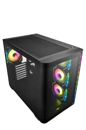 FSP M580-BA/Midi Tower/Transpar./Černá - obrázek 9