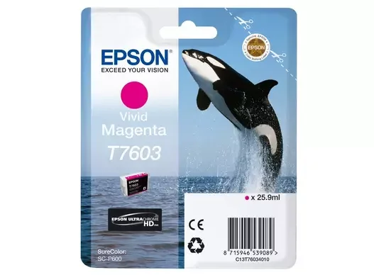 Inkoustová náplň Epson T7603 purpurová