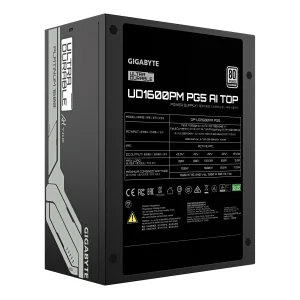 GIGABYTE UD1600PM PG5 AI TOP/1600W/ATX 3.1/80PLUS Platinum/Modular/Retail - obrázek 3