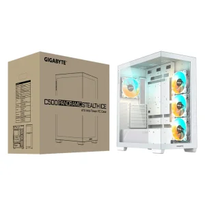 GIGABYTE C500 PANORAMIC STEALTH ICE/Midi Tower/Transpar./Bílá - obrázek 8