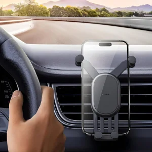 Baseus univerzální držák do auta Stable Gravitational Car Mount Air (do ventilační mřížky) černý - obrázek 5