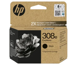 Inkoustová náplň HP 308e černá EvoMore
