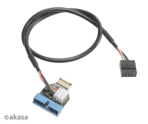 AKASA - USB 3.1 gen 2 int. na USB 3.1 Gen1 19-pin - obrázek 2