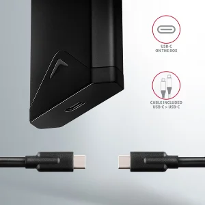 AXAGON EEM2-UB2, USB-C 10Gbps - M.2 NVMe SSD ARROW box, černý - obrázek 6