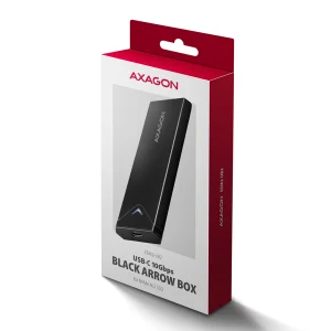 AXAGON EEM2-UB2, USB-C 10Gbps - M.2 NVMe SSD ARROW box, černý - obrázek 7
