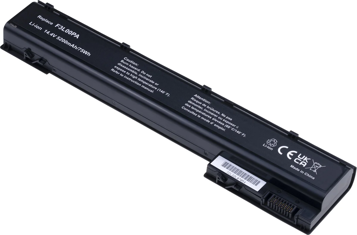 Baterie T6 Power HP ZBook 15 G1, 15 G2, ZBook 17 G1, 17 G2, 5200mAh, 75Wh, 8cell
