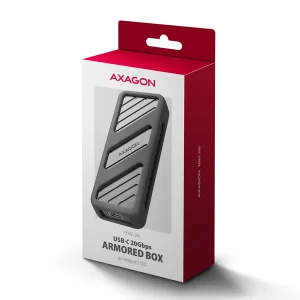 AXAGON EEM2-20G, USB-C 20Gbps - M.2 NVMe SSD kovový ARMORED box - obrázek 4