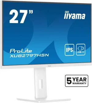 IIYAMA ProLite XUB2797HSN-W2 27" IPS FHD 100Hz 1ms White - obrázek 9