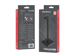 Stojan na sluchátka Genesis THULIUM 100, černý - obrázek 8