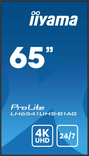 65" iiyama LH6541UHS-B1AG:VA,4K UHD,24/7 - obrázek 13