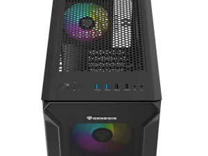 Počítačová skříň Genesis IRID 505 ARGB V2/Midi Tower/Transpar./Černá - obrázek 15