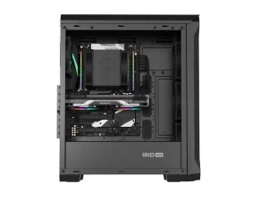 Počítačová skříň Genesis IRID 505 ARGB V2/Midi Tower/Transpar./Černá - obrázek 2