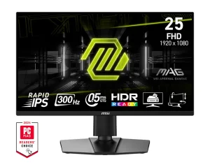 MSI MAG 255PXF 24,5" IPS FHD 300Hz 0,5ms černý