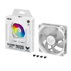 Asus TUF Gaming TR120 -ventilátor 120mm ARGB white - obrázek 2