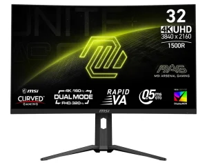 MSI MAG 321CUPDF 31,5" VA 4K UHD 160Hz 0,5ms Monitor