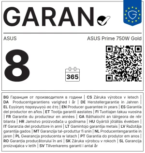 ASUS Prime AP-750G zdroj/Gold - obrázek 6