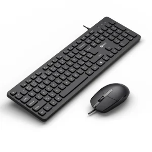 Klávesnice C-TECH KBM-105, drátový combo set s myší, USB, CZ/SK - obrázek 2