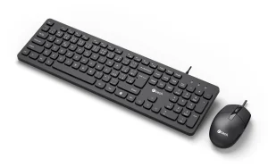 Klávesnice C-TECH KBM-105, drátový combo set s myší, USB, CZ/SK - obrázek 3