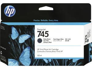 Inkoustová náplň HP 745 matná černá F9J99A