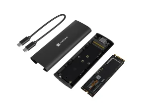 Externí box pro SSD Natec RHINO M.2 NVME LITE USB-C 3.1 GEN2, hliníkové tělo - obrázek 3
