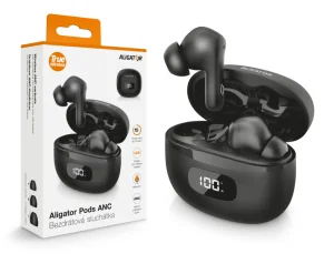 Sluchátka ALIGATOR PODS ANC TWS08, černá
