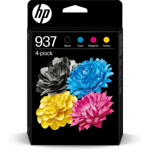 Inkoustová náplň HP 937 čtyřbalení 4ks