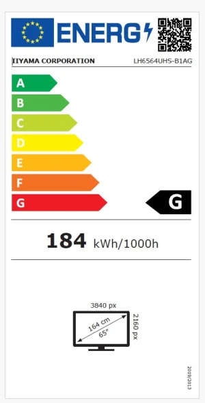 65" iiyama LH6564UHS-B1AG:VA, 4K UHD,Android,24/7 - obrázek 7